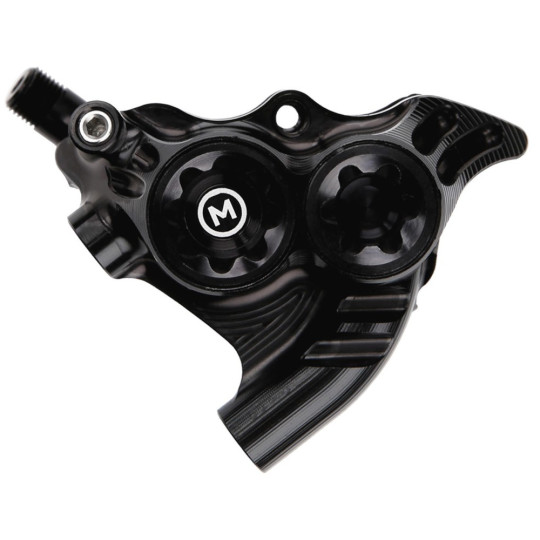 Brzdový třmen HOPE RX4+, Flat Mount 34mm, +20mm, minerální olej, černý