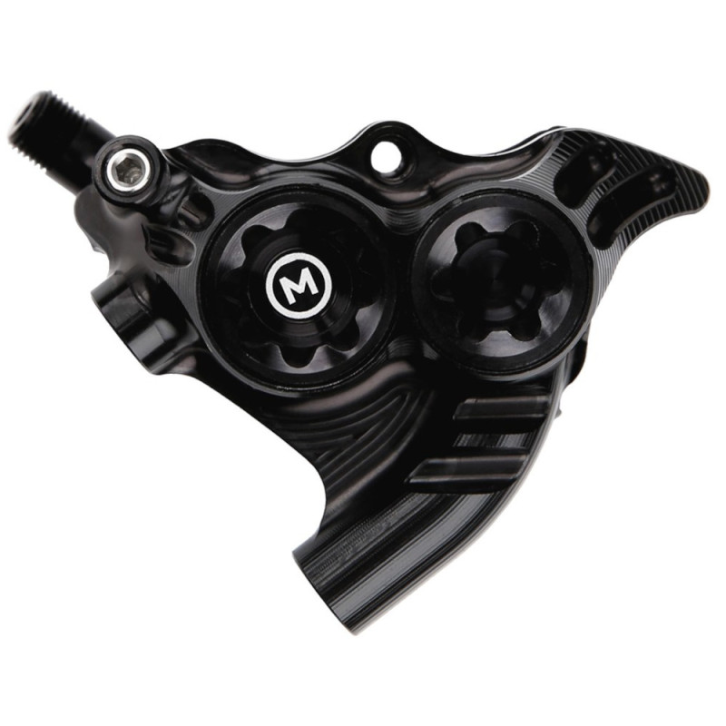 Brzdový třmen HOPE RX4+, Flat Mount 34mm, +20mm, minerální olej, černý