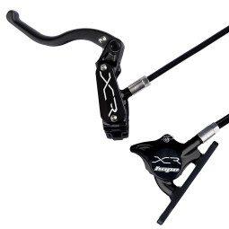 Brzda HOPE XCR Pro X2, Flat Mount, kevlarová hadička, černá-černá, levá