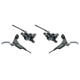 Sada brzd HAYES Dominion A4 | černá-šedá | RRL | přední + zadní