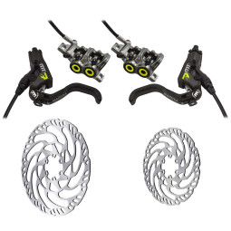 Brakes MAGURA MT7 PRO + Rotors MAGURA MDR-C (180mm + 160mm)