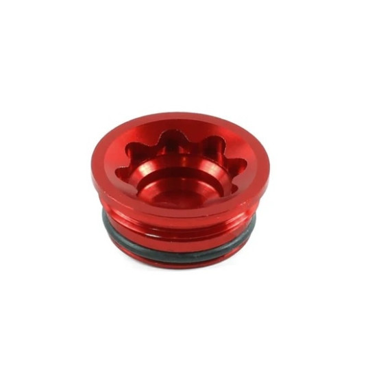 HOPE V4 caliper Bore Cap piston cover | 18mm - red