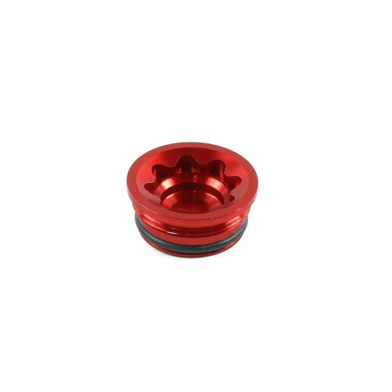 HOPE V4 caliper Bore Cap piston cover | 18mm - red