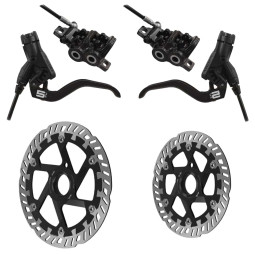 Set of brakes MAGURA MT5 + Discs MDR-P Center Lock (203+180)