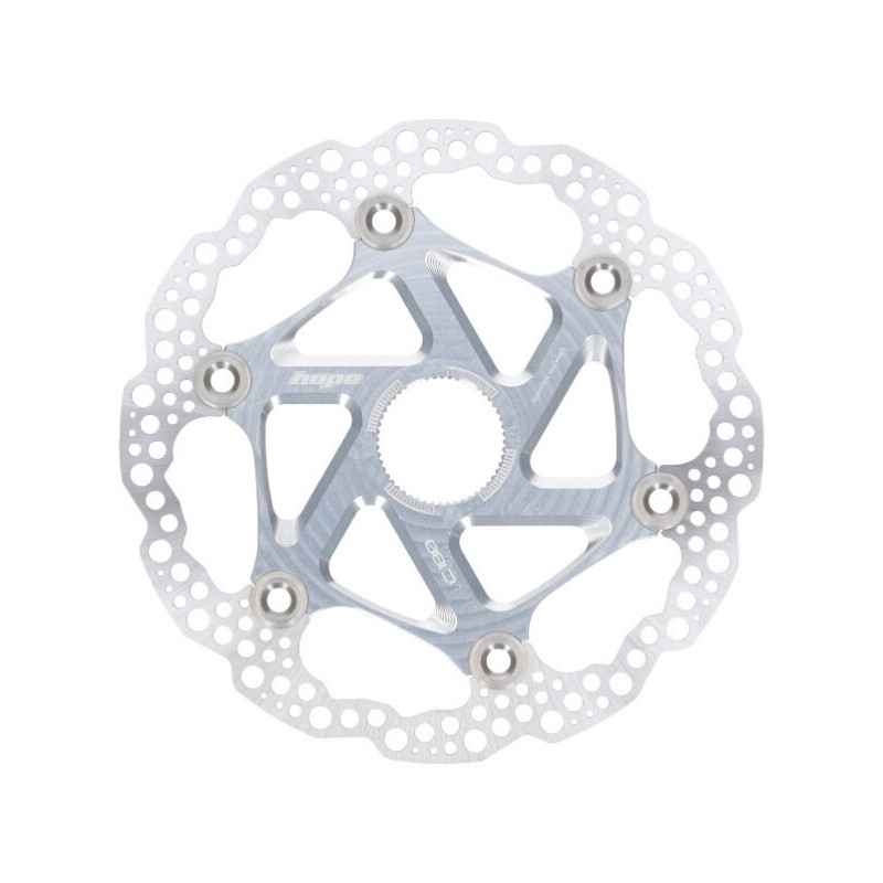 Brzdový kotouč HOPE Floating | Center Lock | stříbrný
