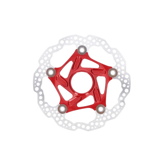 Brake disc rotor HOPE Floating | Center Lock | red | 160mm