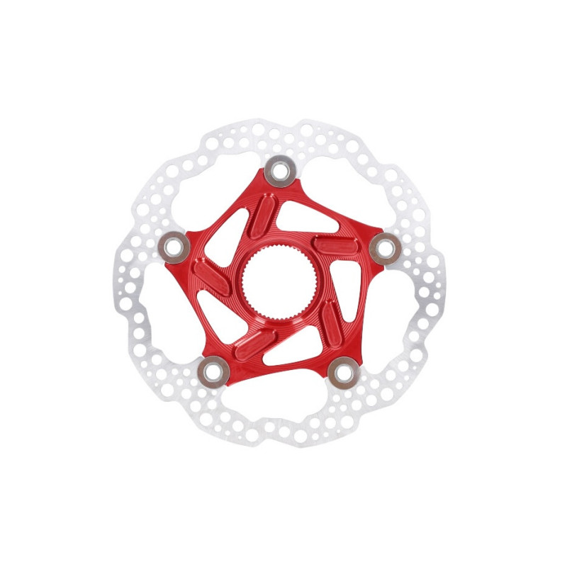 Brake disc rotor HOPE Floating | Center Lock | red | 160mm