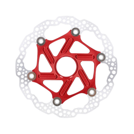 Brake disc rotor HOPE Floating | Center Lock | red | 180mm