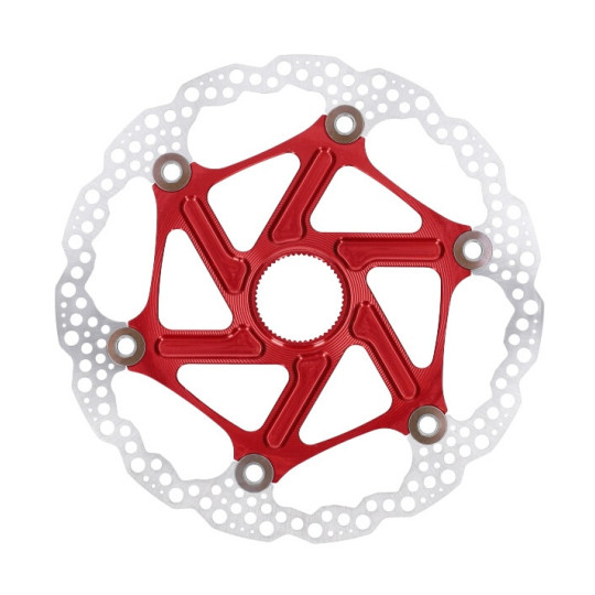 Brake disc rotor HOPE Floating | Center Lock | red | 200mm