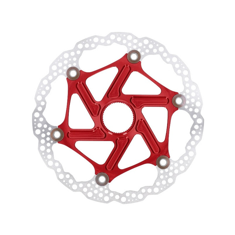 Brake disc rotor HOPE Floating | Center Lock | red | 200mm