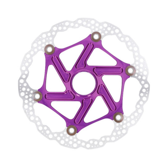 Brzdový kotouč HOPE Floating | Center Lock | fialový | 200mm