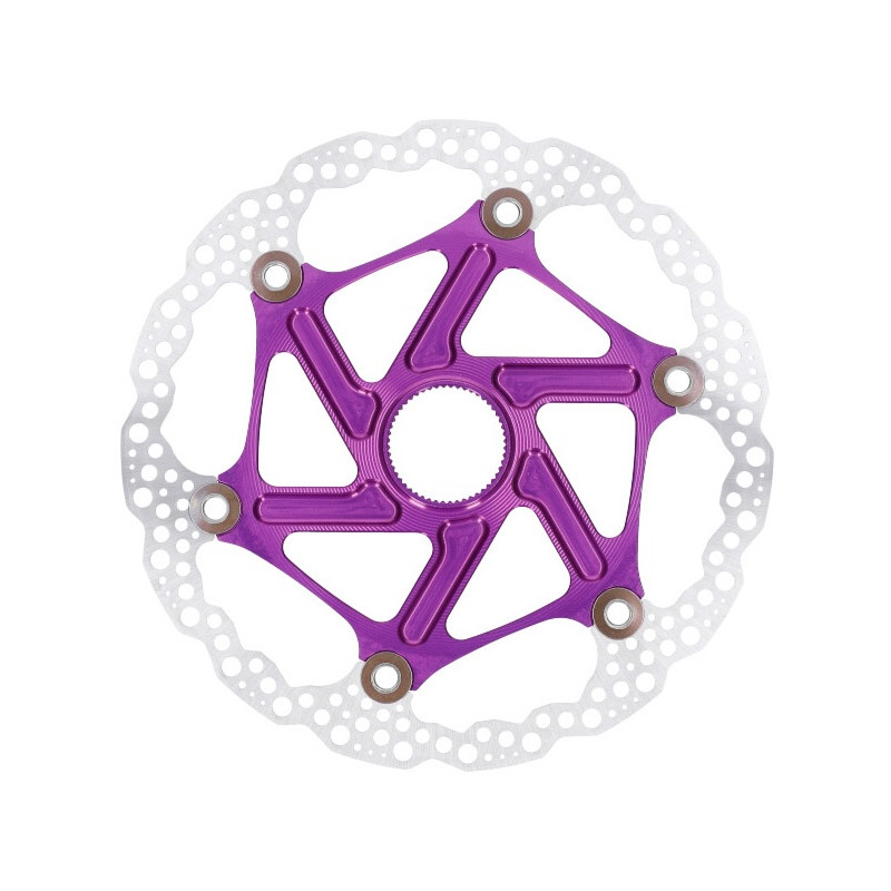 Brzdový kotouč HOPE Floating | Center Lock | fialový | 200mm