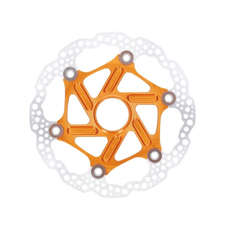 Brzdový kotouč HOPE Floating | Center Lock | oranžový | 180mm
