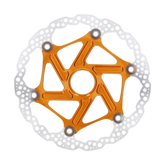Brzdový kotouč HOPE Floating | Center Lock | oranžový | 200mm