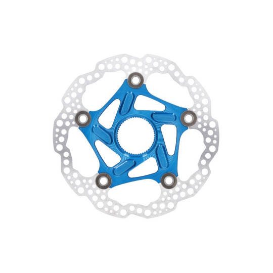 Brzdový kotouč HOPE Floating | Center Lock | modrý  | 160mm