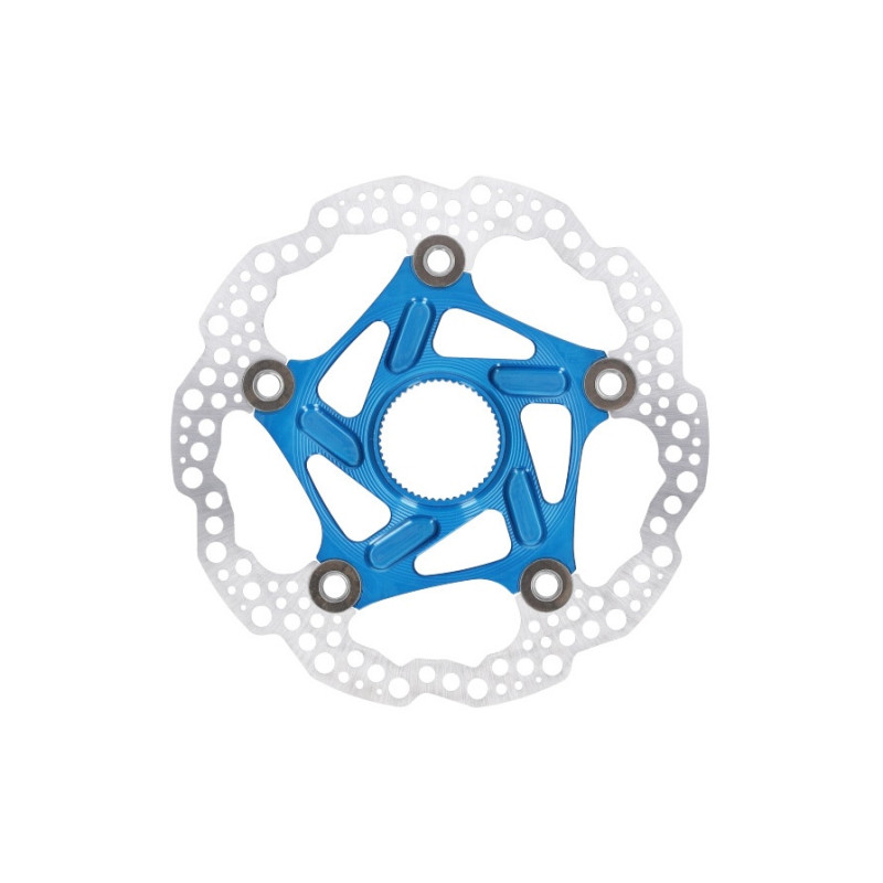 Brzdový kotouč HOPE Floating | Center Lock | modrý  | 160mm
