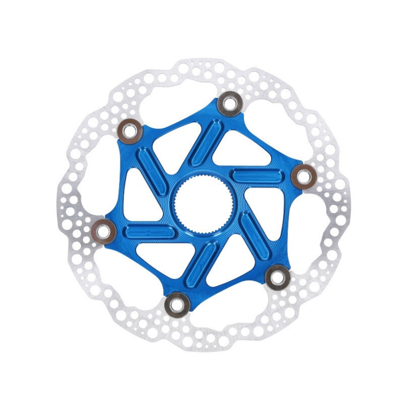 Brzdový kotouč HOPE Floating | Center Lock | modrý  | 180mm