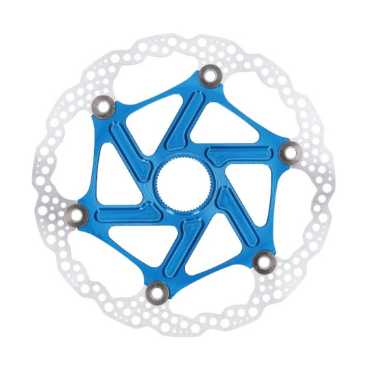 Brzdový kotouč HOPE Floating | Center Lock | modrý  | 220mm