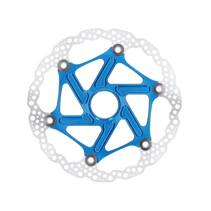 Brzdový kotouč HOPE Floating | Center Lock | modrý  | 220mm