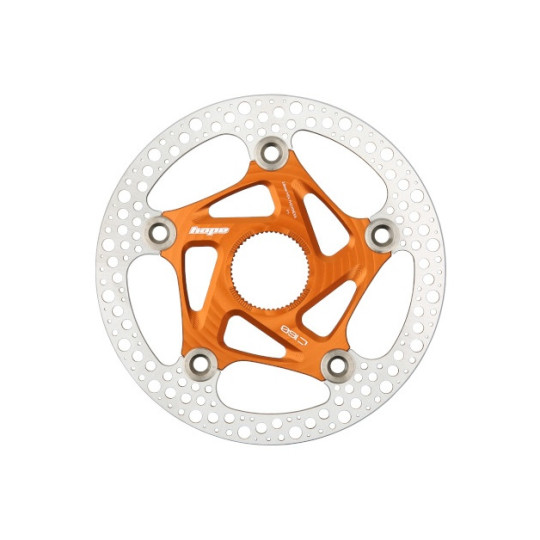 Brzdový kotouč HOPE Floating Road RX | Center Lock | oranžový | 160mm
