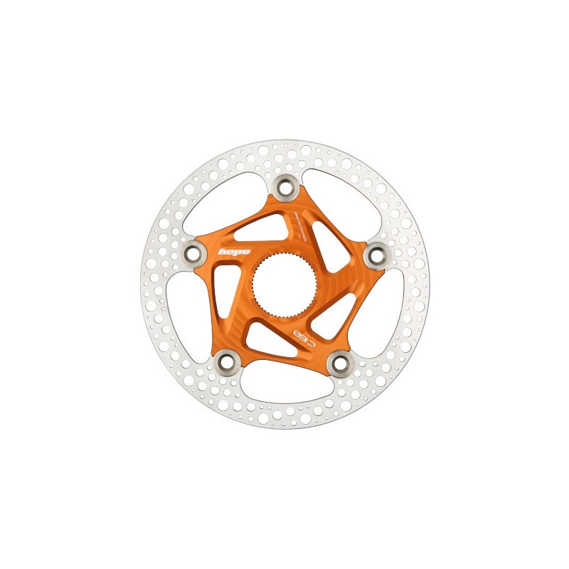 Brzdový kotouč HOPE Floating Road RX | Center Lock | oranžový | 160mm