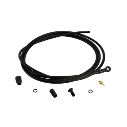 Brake hose HAYES K2, kevlar, including fittings, 2000 mm