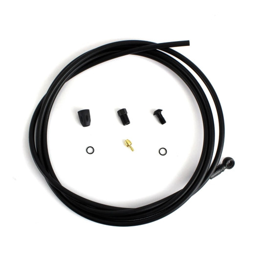 Brake hose HAYES K2, kevlar, including fittings, 2000 mm