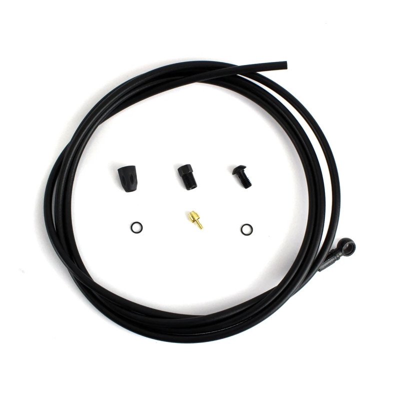 Brake hose HAYES K2, kevlar, including fittings, 2000 mm