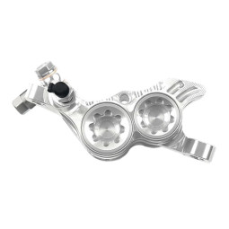 Brzdový třmen HOPE V4, 2022, Post Mount, stříbrný-stříbrný