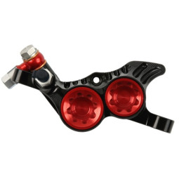 Brake caliper HOPE V4, 2022, Post Mount, black-red