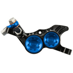 Brake caliper HOPE V4,  2022, Post Mount, black-blue
