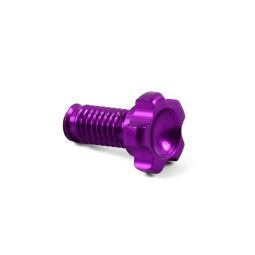 Stavěcí šroub do brzdové páky HOPE, fialový