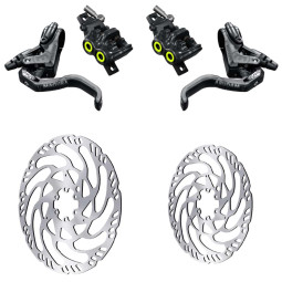Set of brakes MAGURA MT5 PRO + Discs MDR-C (203+180)