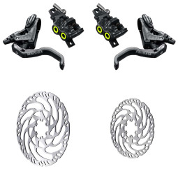 Set of disc brakes MAGURA MT5 PRO + Discs MDR-C (180+160)