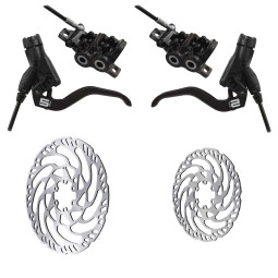 Set of disc brakes MAGURA MT5 + Discs MDR-C (180+160)