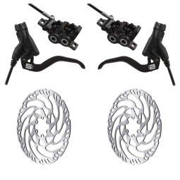 Set of disc brakes MAGURA MT5 + Discs MDR-C (180+180)