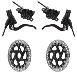 Set of brakes MAGURA MT5 + Discs MDR-P Center Lock (180+180)