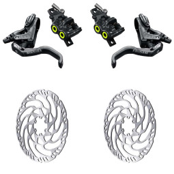 Set of brakes MAGURA MT5 PRO + Discs MDR-C (180+180)