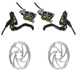 Set of brakes MAGURA MT7 PRO + Discs Storm HC (160+160)