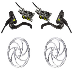 Set of brakes MAGURA MT7 PRO + Discs Storm HC (180+180)