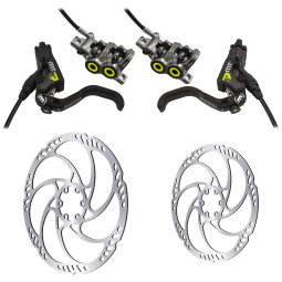 Set of brakes MAGURA MT7 PRO + Discs Storm HC (203+180)