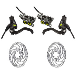 Set of brakes MAGURA MT7 PRO + Discs MDR-C (160+160)