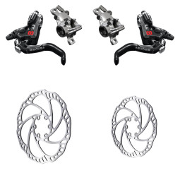 Sada brzd MAGURA MT8 PRO + Kotouče Storm SL.2 (180+160)