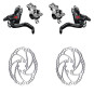 Set of brakes MAGURA MT8 PRO + Discs Storm SL.2 (180+180)