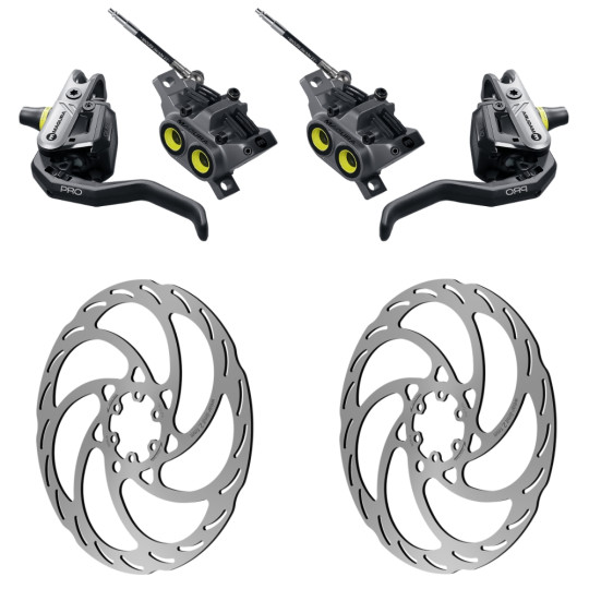 Sada brzd MAGURA GUSTAV PRO + Kotouče MDR-S (203+203)