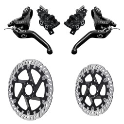 Sada brzd MAGURA MT5e HIGO-Closer + Kotouče MDR-P (203+180)