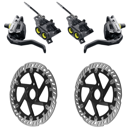 Sada brzd MAGURA GUSTAV PRO + Kotouče MDR-P Center Lock (203+203)