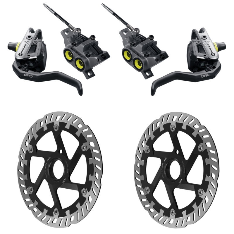 Sada brzd MAGURA GUSTAV PRO + Kotouče MDR-P Center Lock (203+203)