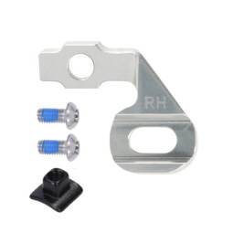 HOPE Tech 4, Tech 4 EVO brake lever adapter for SRAM Matchmaker shifter, silver, right