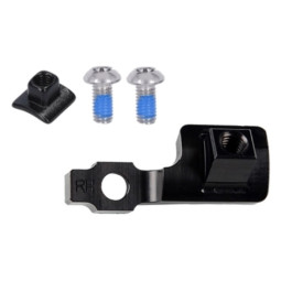 HOPE Tech 4 brake lever adapter for SHIMANO iSpec EV shifter, black, right